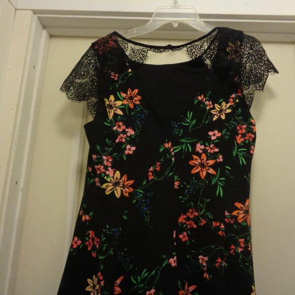 BLACK LACE & GARDEN PARTY GIRL SWEET DRESS 12 - Picture 5 of 7